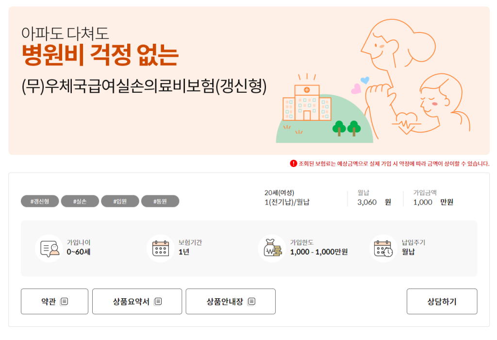 우체국 실손의료보험